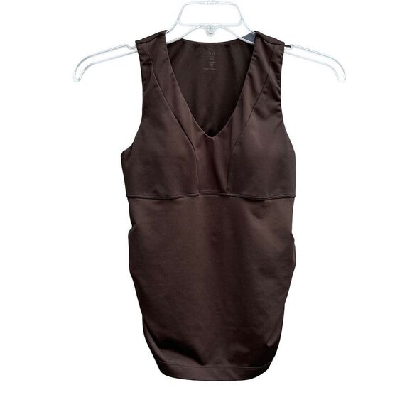 ATHLETA TANK With Internal Support Bra in Brown Women’s Size 34 - Picture 1 of 8